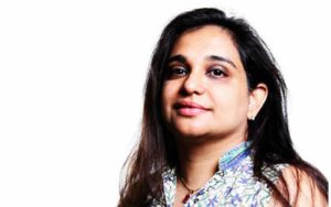 Image of Jeroo Billimoria, co-founder of Catalyst 2020, guest speaker on the Mission to Scale podcast.